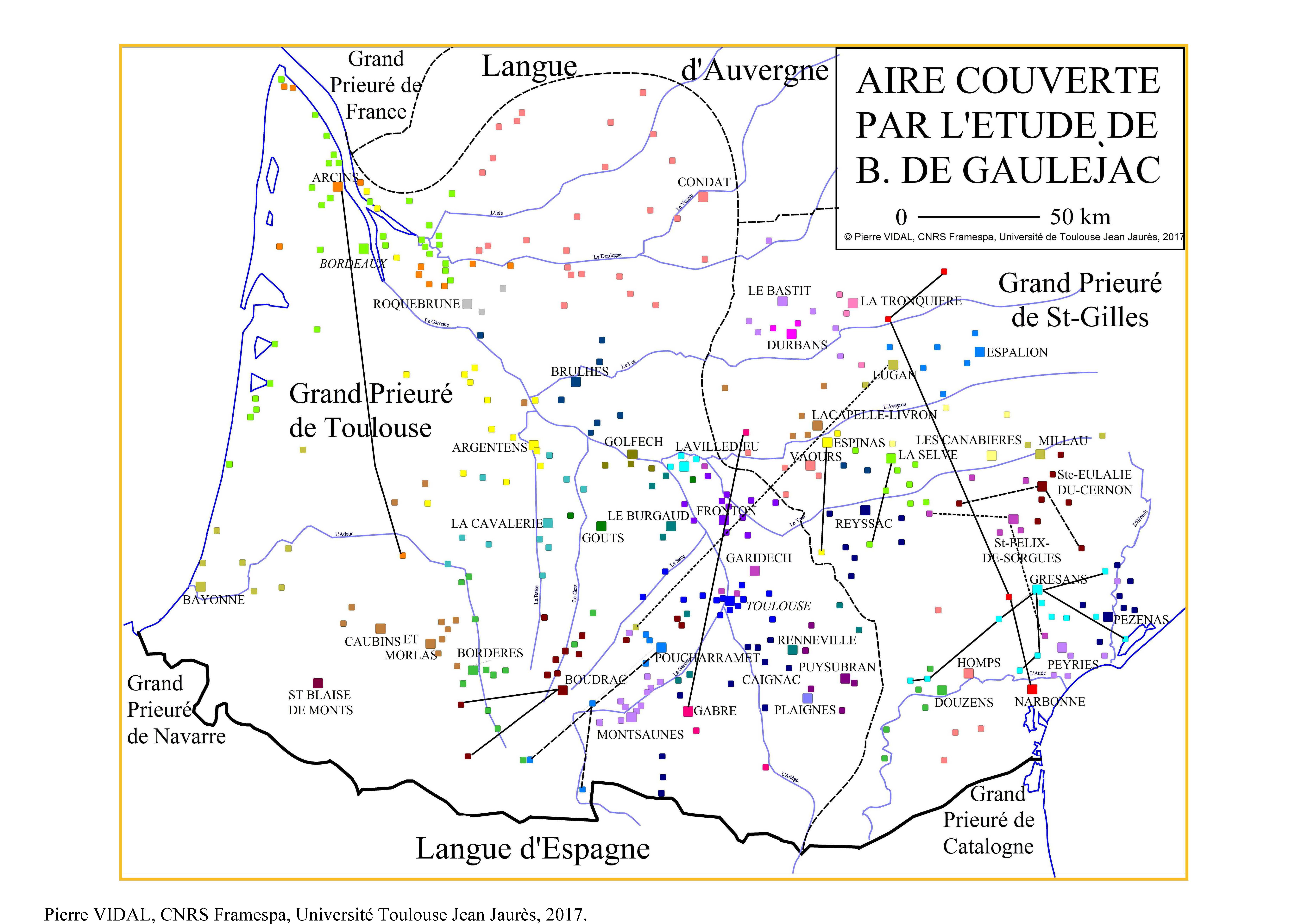 carte sud-ouest